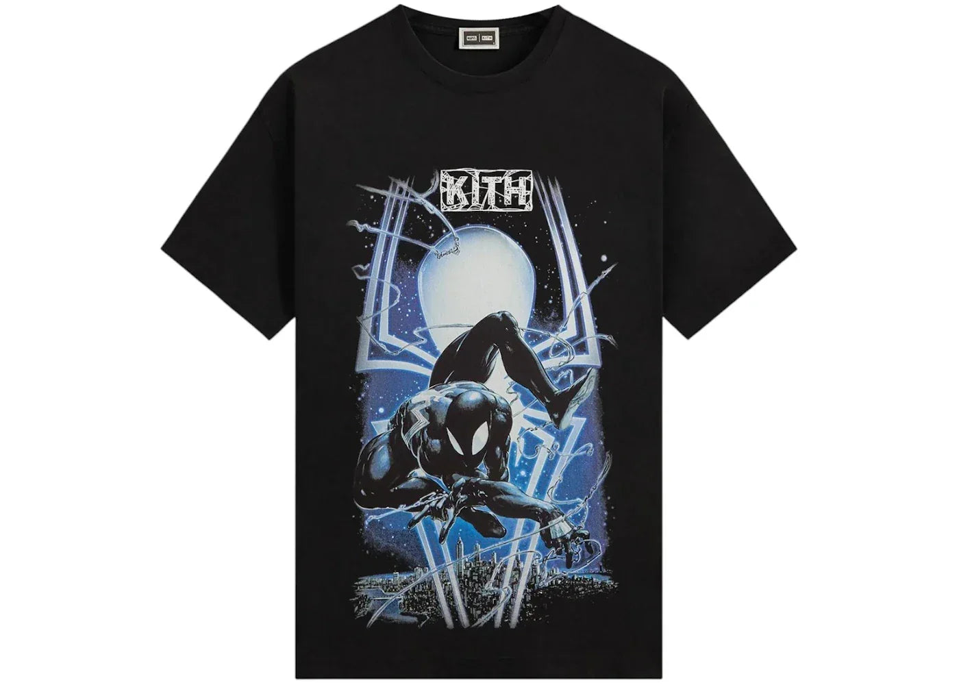 Kith x Marvel Symbiote Spiderman Vintage Tee Black