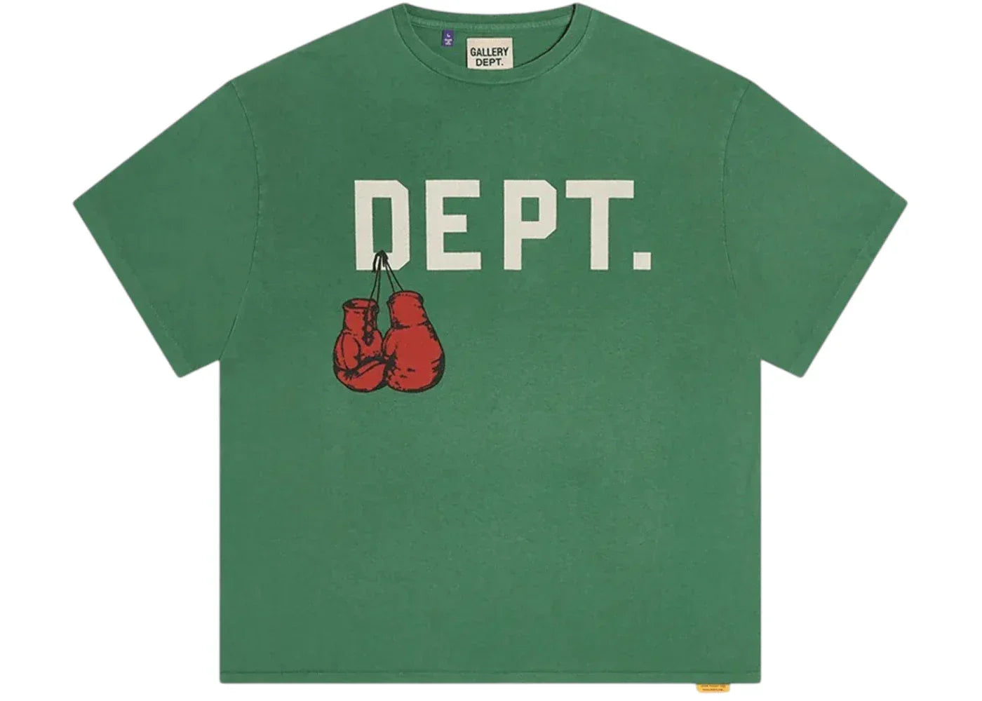 Gallery Dept. Arena Logo Print Cotton Jersey Tee Vintage Forest