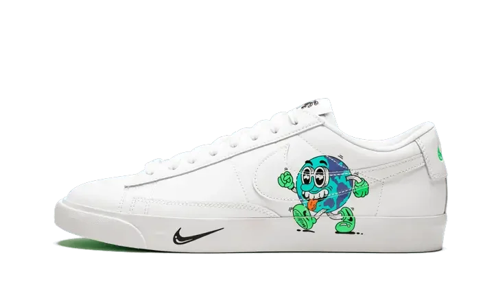 Nike Blazer basso in pelle scamosciata Earth Day Steven Harrington