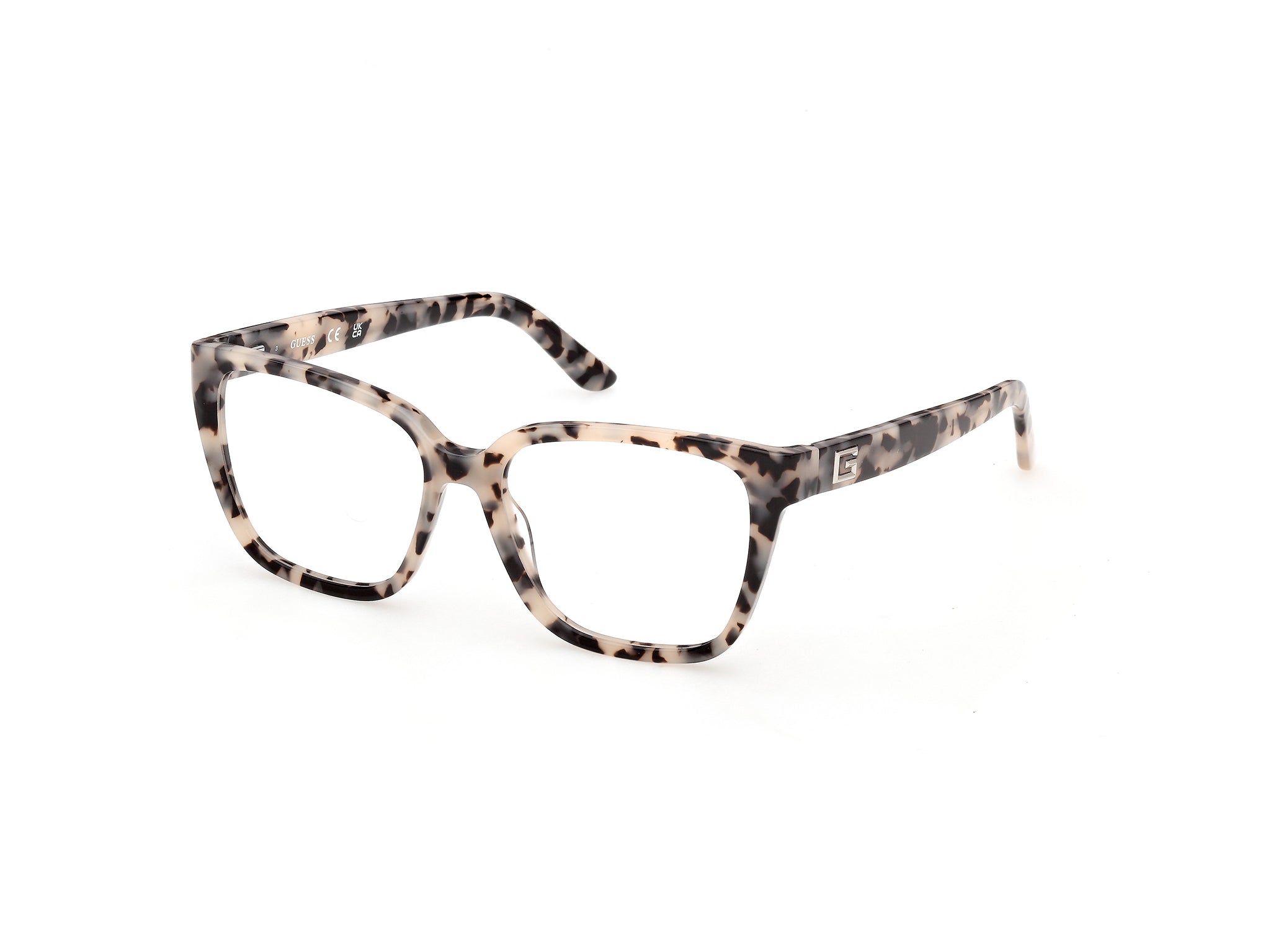 Guess Donna Guess GU50354 056 Montature da vista Acetato Havana Squadrata Normale