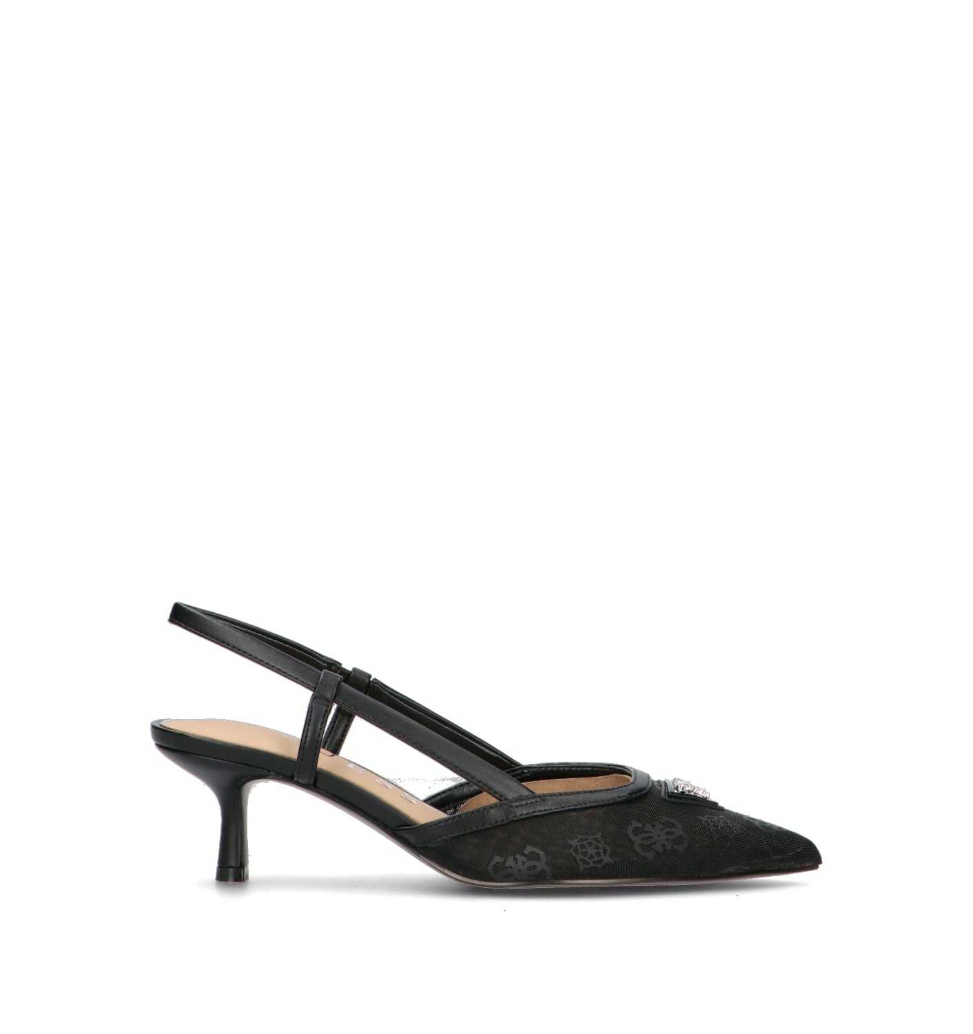 GUESS Slingback donna nera DECOLLETE TALL SCOP