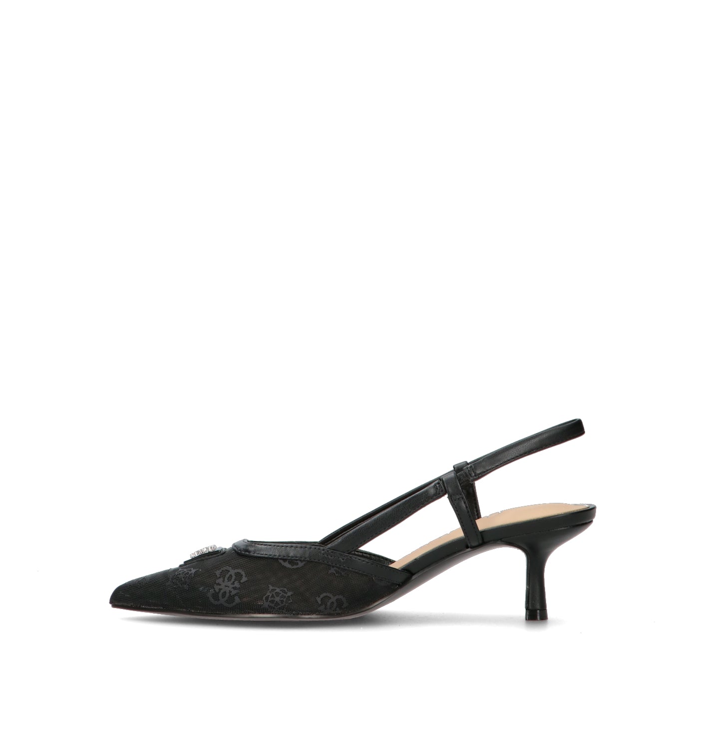 GUESS Slingback donna nera DECOLLETE TALL SCOP