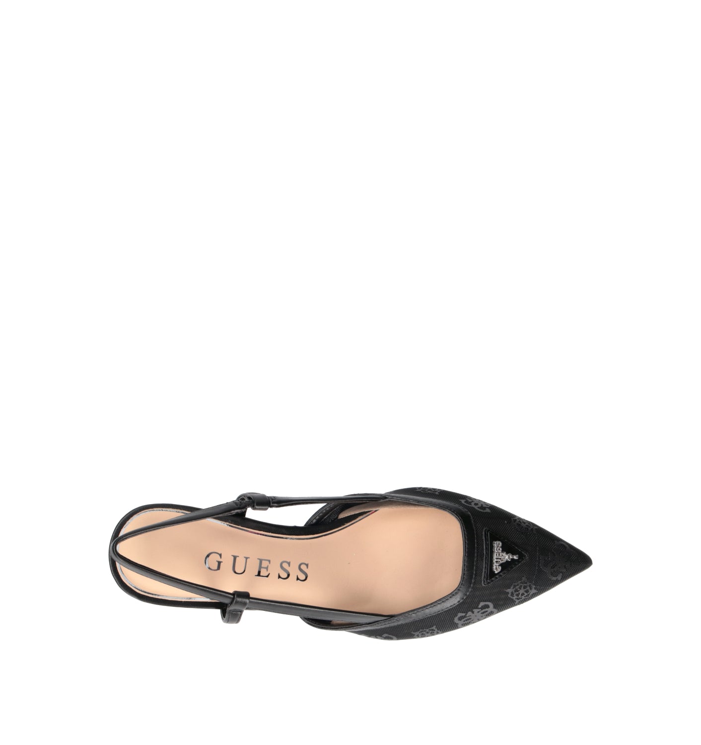 GUESS Slingback donna nera DECOLLETE TALL SCOP