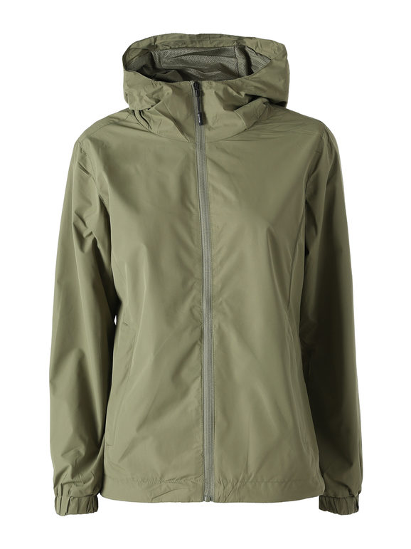 Solada Giacca a Vento Da Donna Con Cappuccio - Verde Leggere Taglia Xxl