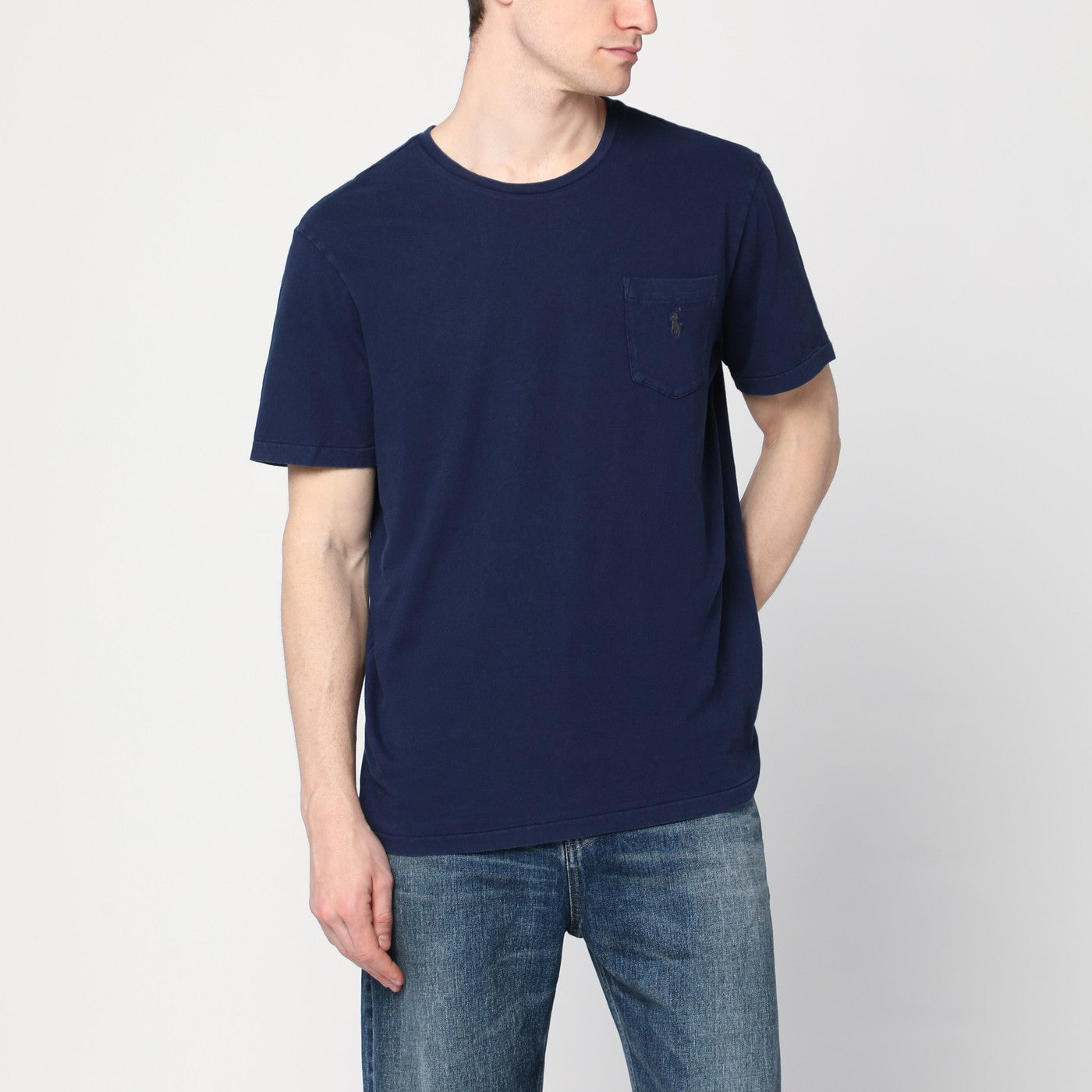 Polo Ralph Lauren T-shirt blu navy in cotone