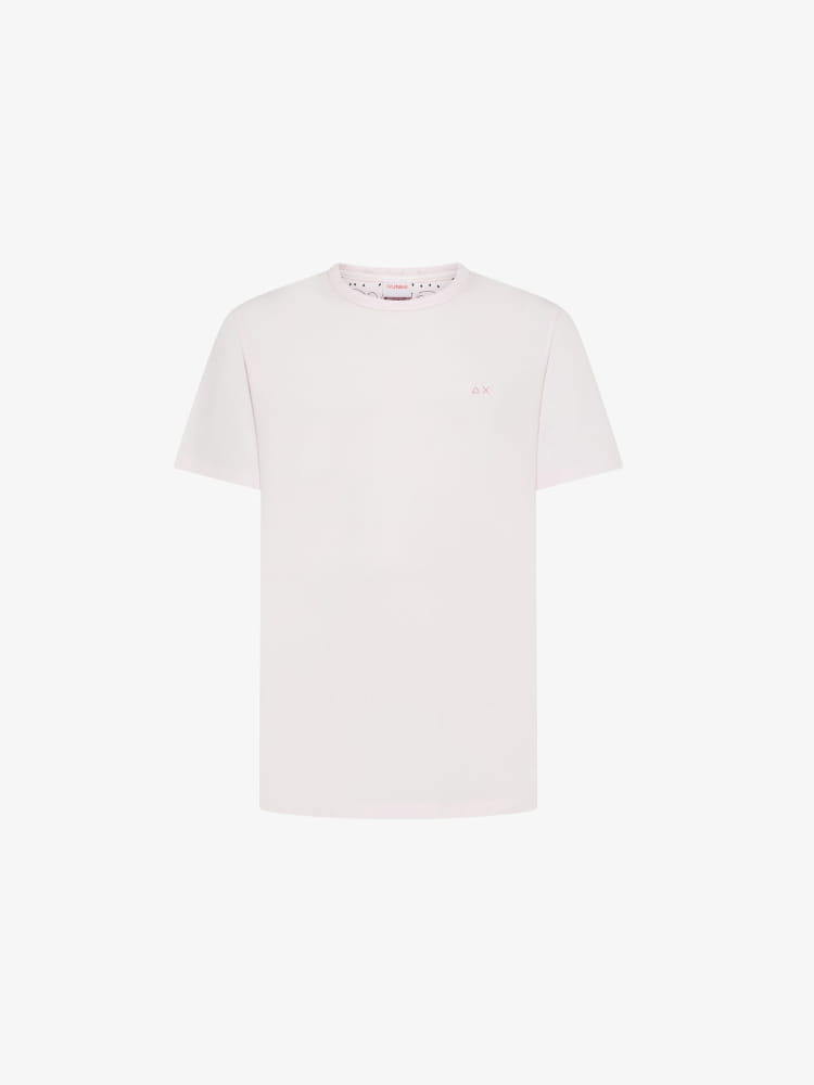 Sun68 tshirt rosa chiaro uomo mini logo