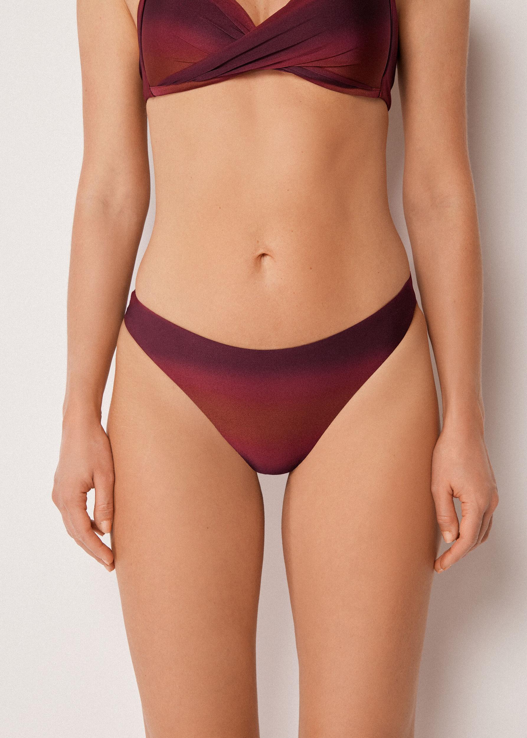 Calzedonia Slip Costume Soft Shades Donna Rosso Taglia L