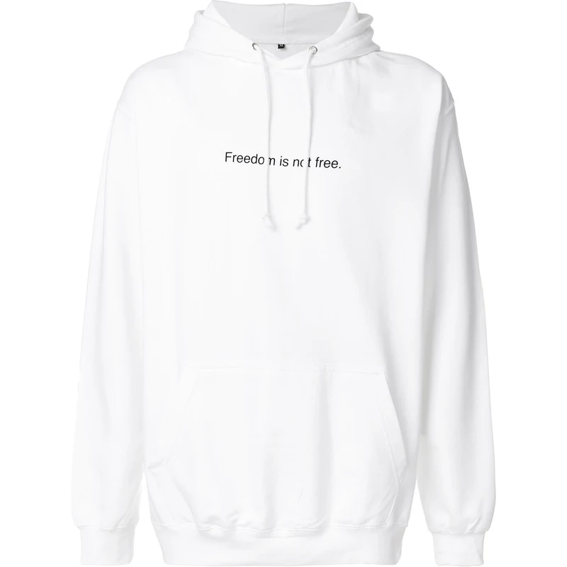 Felpa con cappuccio 'Freedom Is Not Free' Uomo