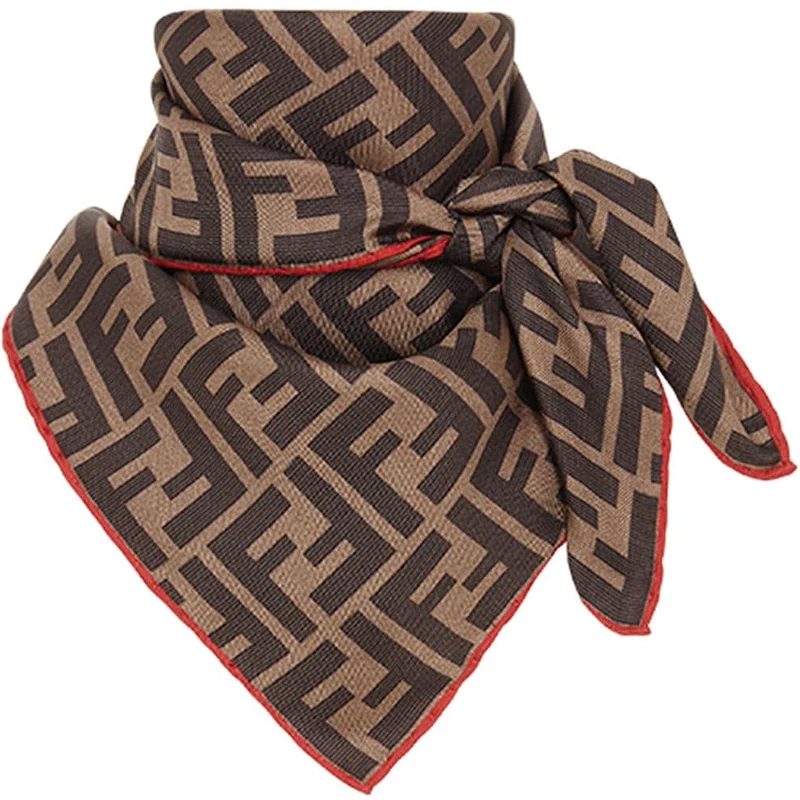 Foulard Sciarpa Nera Fendi Wool Sciarpe E Foulard Fendi Foulard