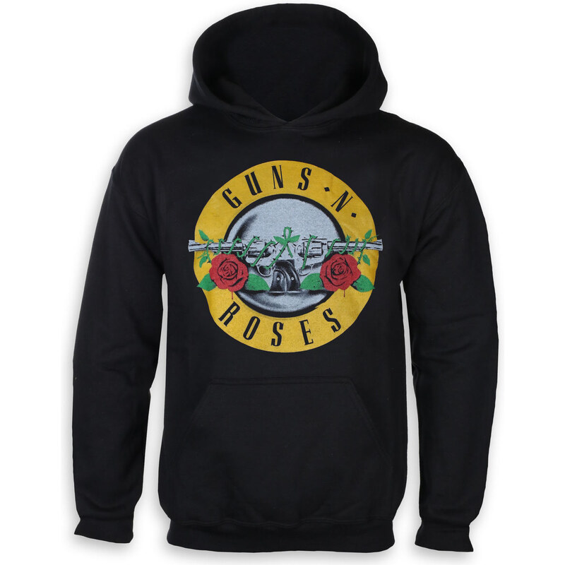 Abbigliamento Guns N' Roses: Rock Off - Classic Logo (Felpa Con Abbigliamento Guns N' Roses: Rock Off - Classic Logo (Felpa Con