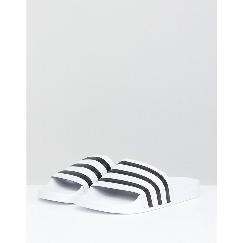 adidas Originals - adilette - Slider color bianco e nero