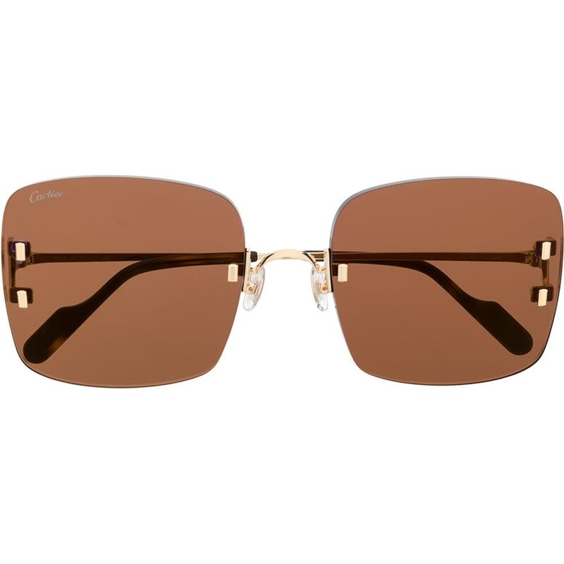 Cartier Eyewear Occhiali da sole C Décor - Oro. Donna