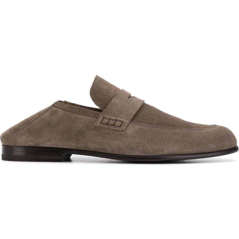Harrys of London Mocassini con tallone pieghevole - Grigio. Uomo