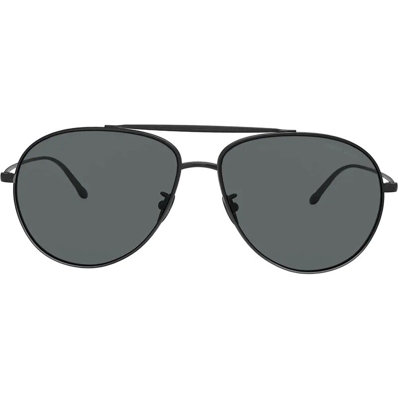 Giorgio Armani Occhiali da sole modello aviator oversize Nero