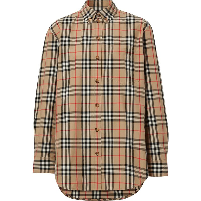 Camicia Donna Camicia Burberry Bordeaux Camicia Donna Bordeaux Top