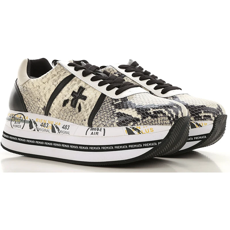 Premiata Sneaker Donna, Naturale, pelle, 2022, 36 38 39 40