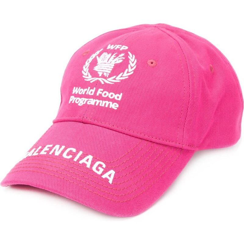 Balenciaga Cappello da baseball World Food Programme - Rosa. Donna