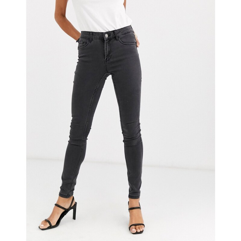 Vero Moda - Jeans skinny modellanti grigio scuro