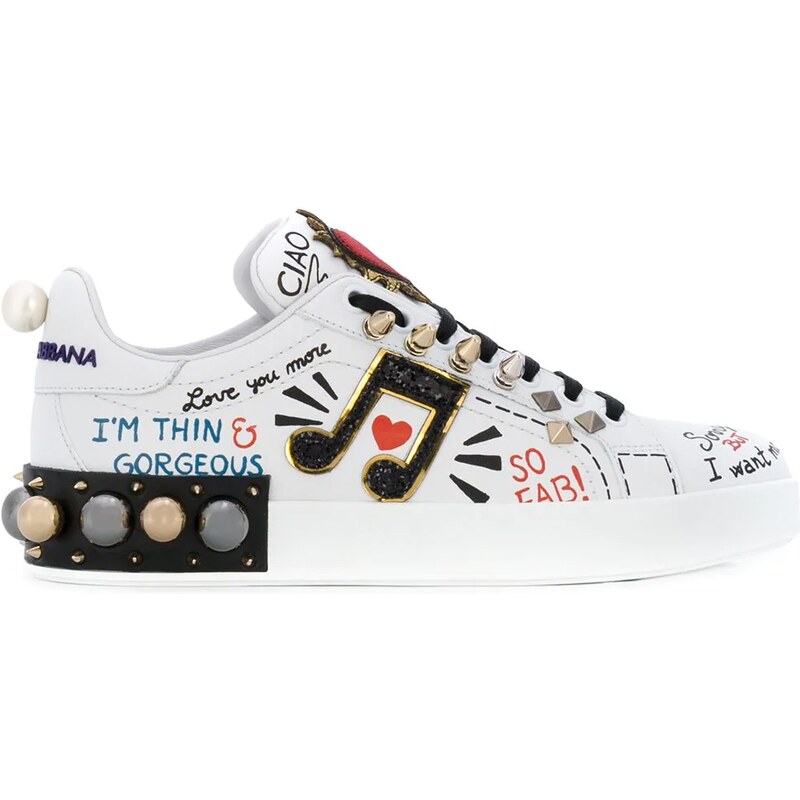 Dolce Gabbana D&G Dolce Gabbana Sneakers con applicazione  Donna