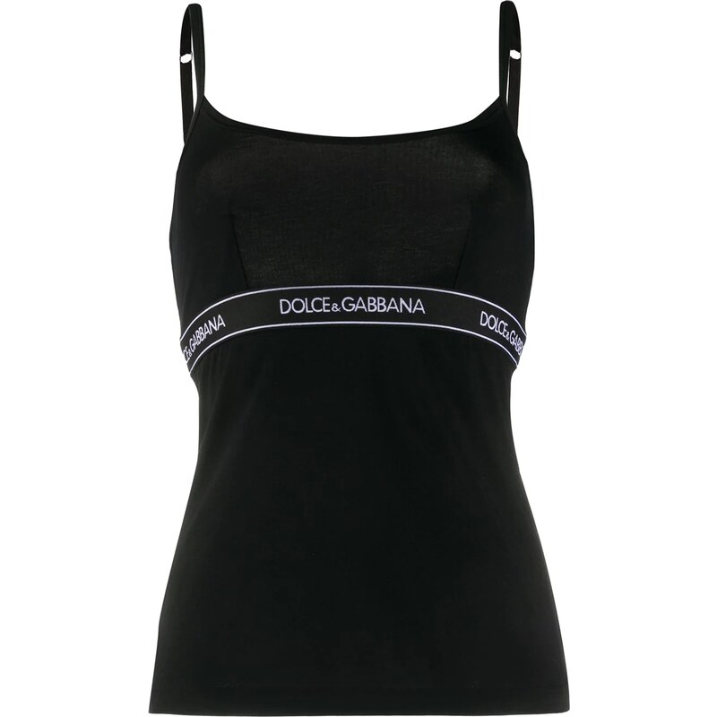 Débardeur (Canotta) Dolce & Gabbana Pour Femme – Taille L – Multicolore En Coton/Élasthanne – Occasion Très Bon État