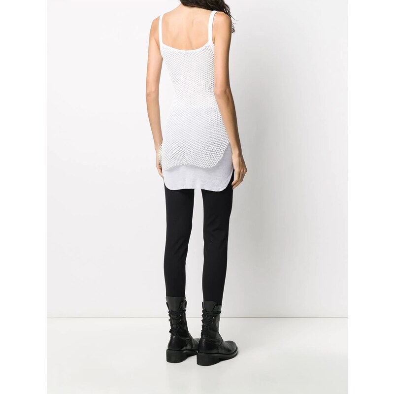 Top Corto Trasparente In Rete Da Donna, Camicetta A Maniche Lunghe Trasparente A Maniche Lunghe, Top - Foto 9