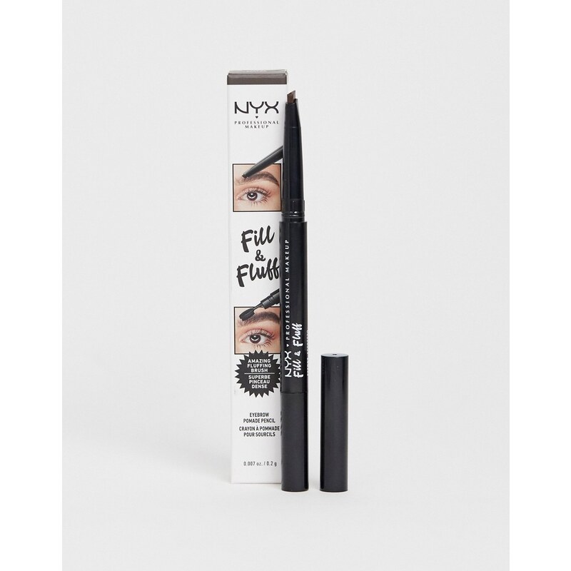 NYX Professional Makeup - Fill & Fluff - Matita per sopracciglia-Nero