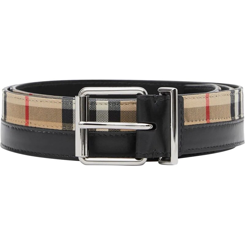 Cintura burberry nera best sale