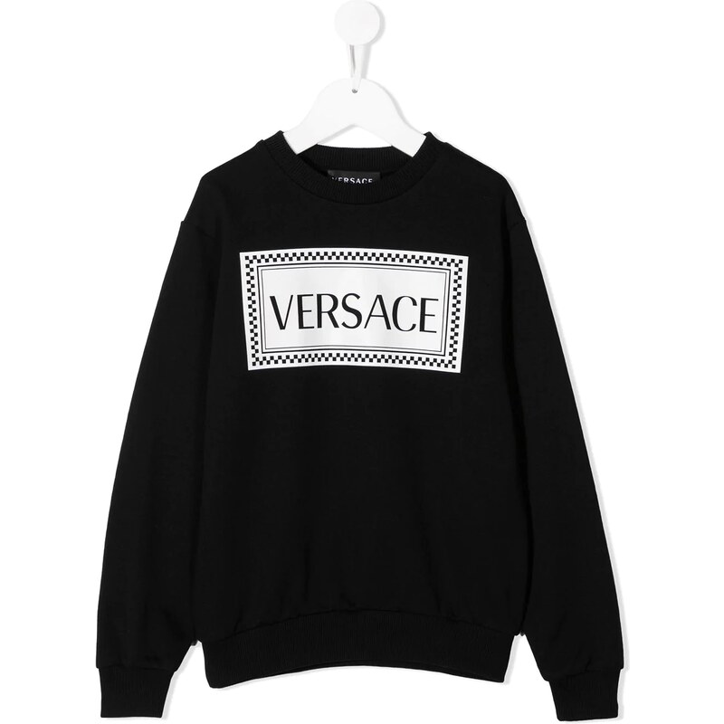 Versace Kids Felpa con logo Bambina