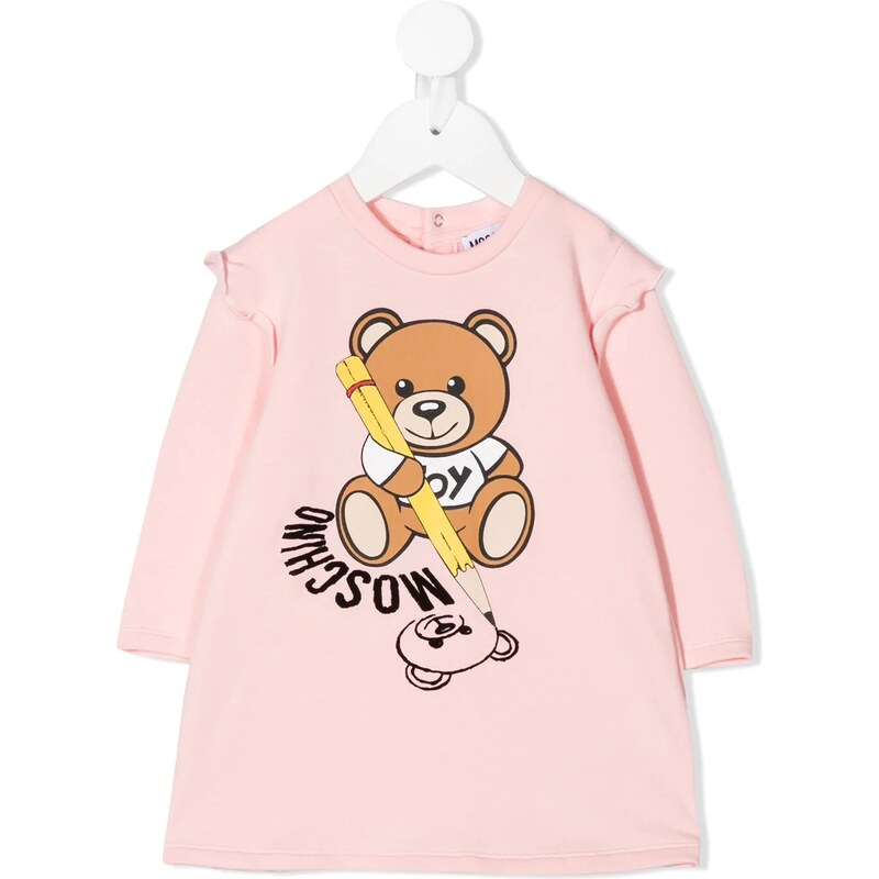 Moschino abito bambina in felpa rosso main image 1
