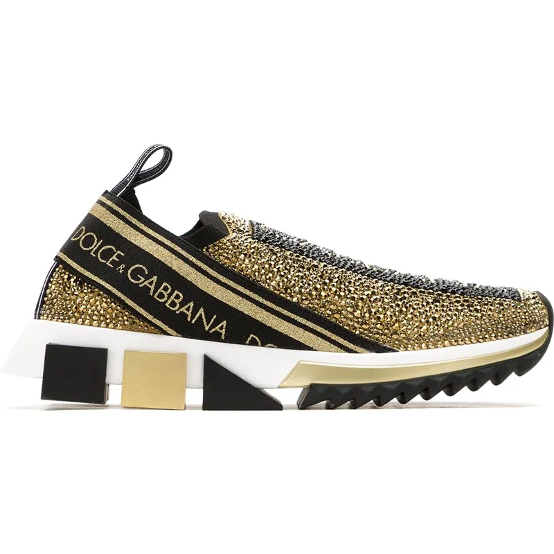 D&g Sneakers Donna Dolce E Gabbana Scarpe Dorate Dolce Gabbana