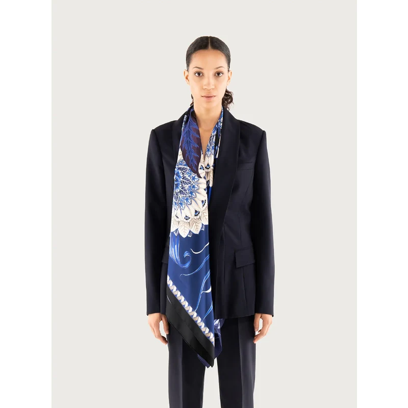 SALVATORE FERRAGAMO Blazer con foulard rimovibile Female
