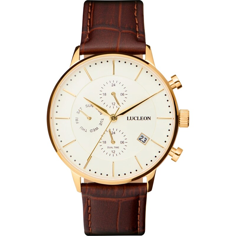 Lucleon Orologio Laurens Ternion in acciaio