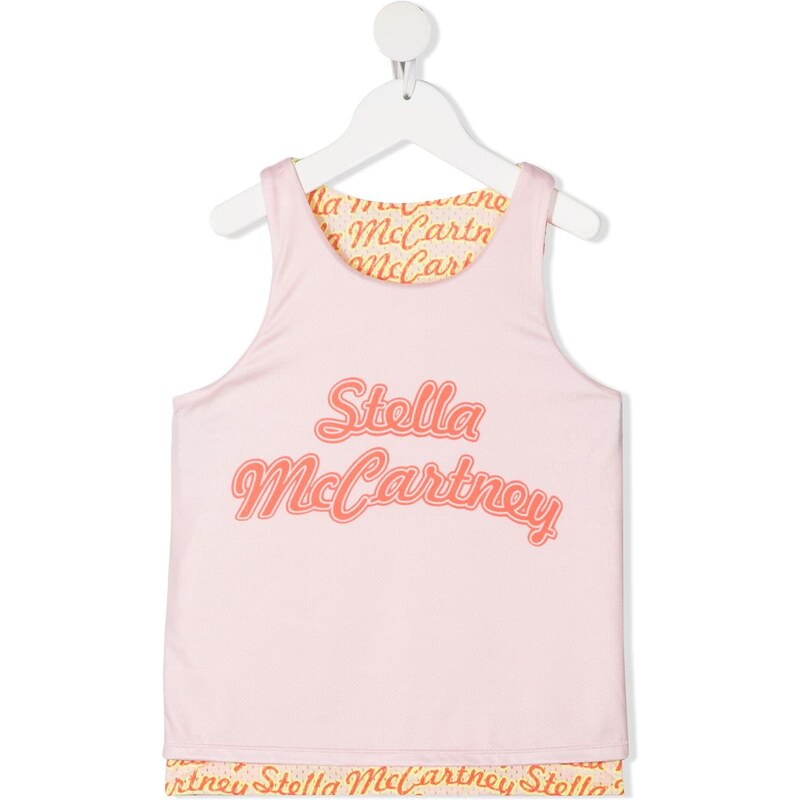 Stella McCartney Kids Top con stampa - Rosa