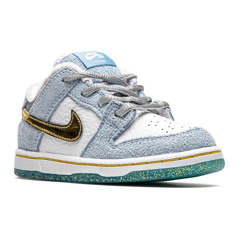 Nike Kids Sneakers SB Dunk Low Pro QS (Td) Holiday Special x Sean Cliver - Grigio