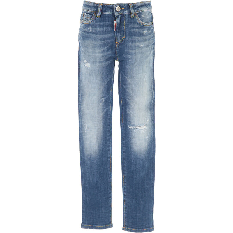 DSQUARED2 Jeans double-fabric in denim blu per donna, ragazzi e