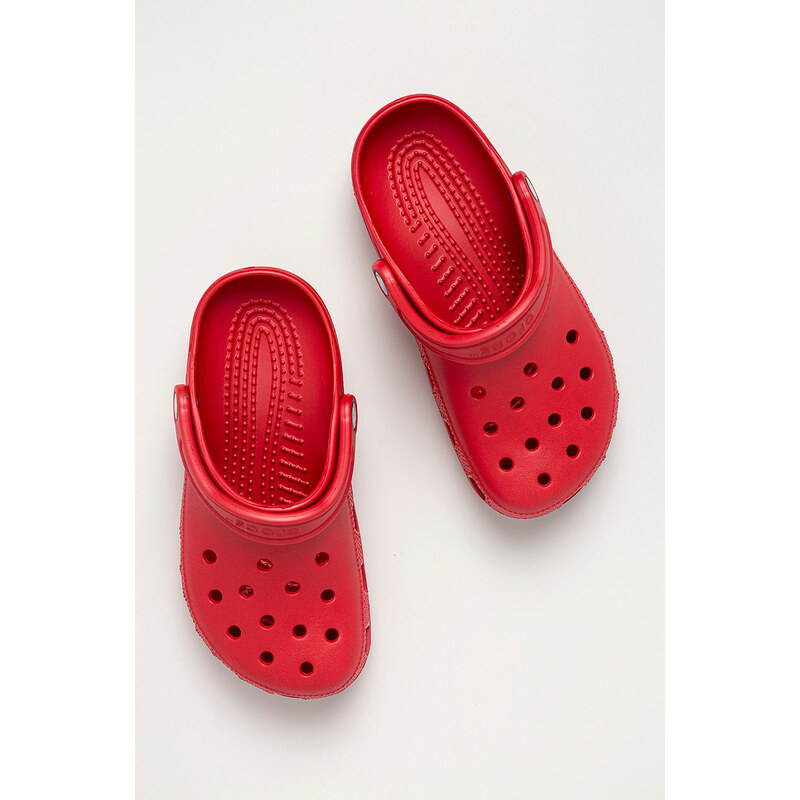 Crocs ciabatte slide Classic donna colore rosso 10001