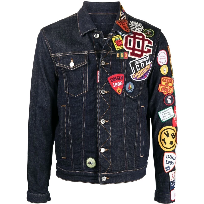 Denim Outerwear Giubbotto Jeans Dsquared2 Uomo Jeans Giubbotto