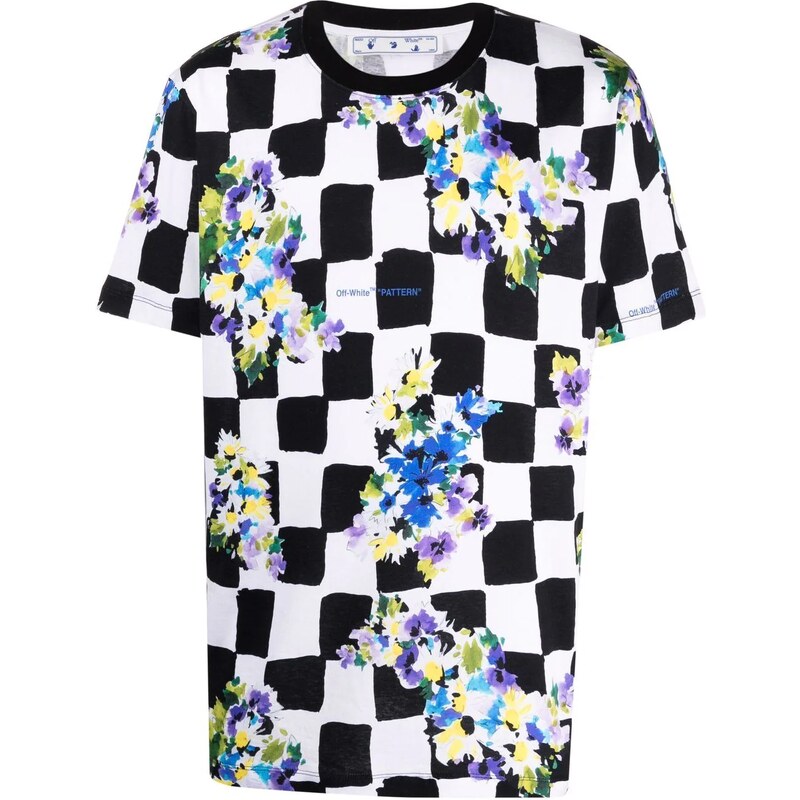 Off-White T-shirt a fiori Uomo