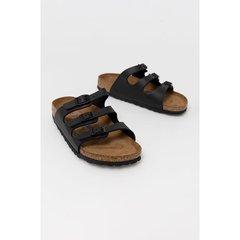 Birkenstock ciabatte slide Florida SFB donna colore nero 53013