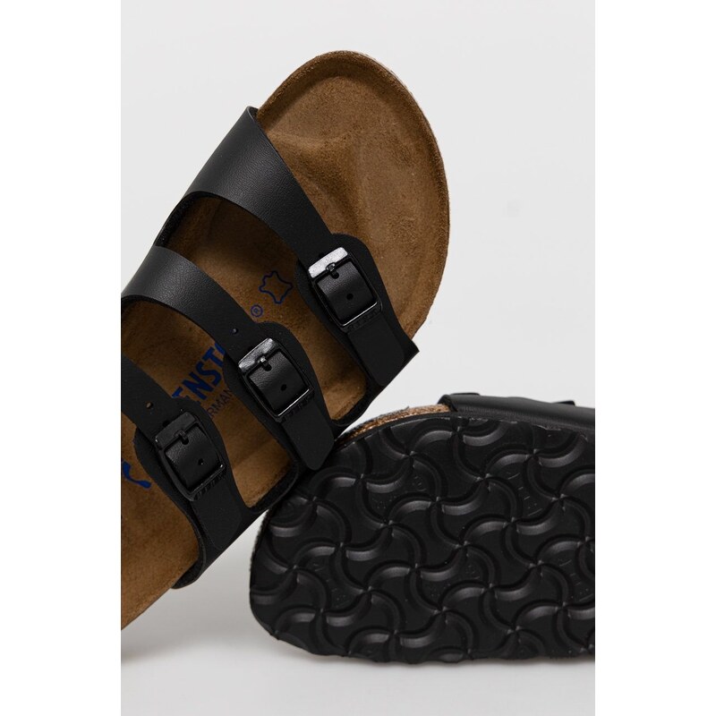 Birkenstock ciabatte slide Florida SFB donna colore nero 53013