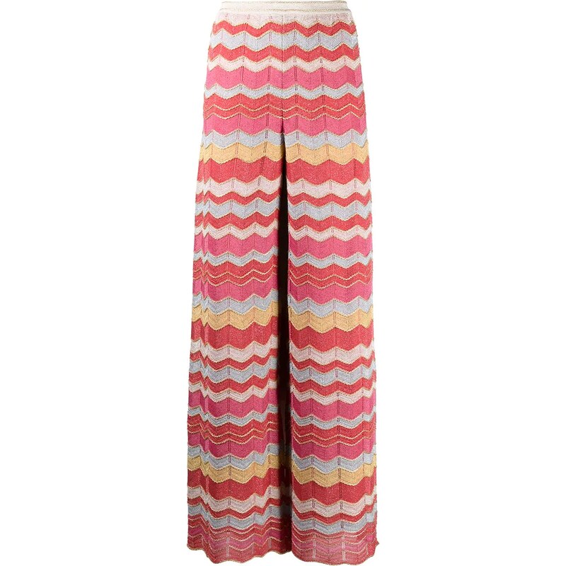 M Missoni Pantaloni a palazzo - Rosa. Donna 