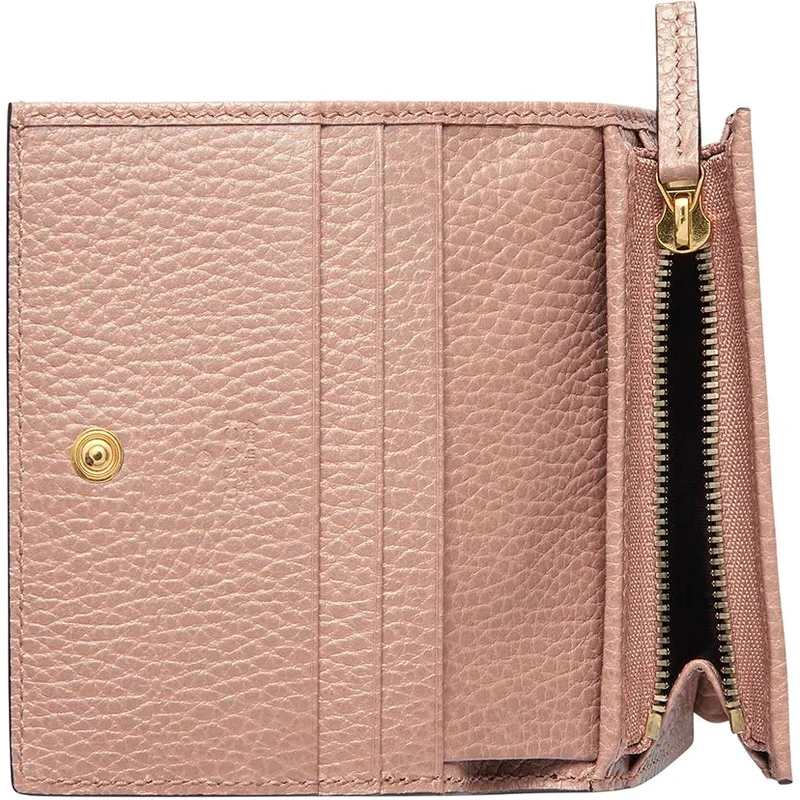 Gucci Portacarte in GG Marmont Rosa