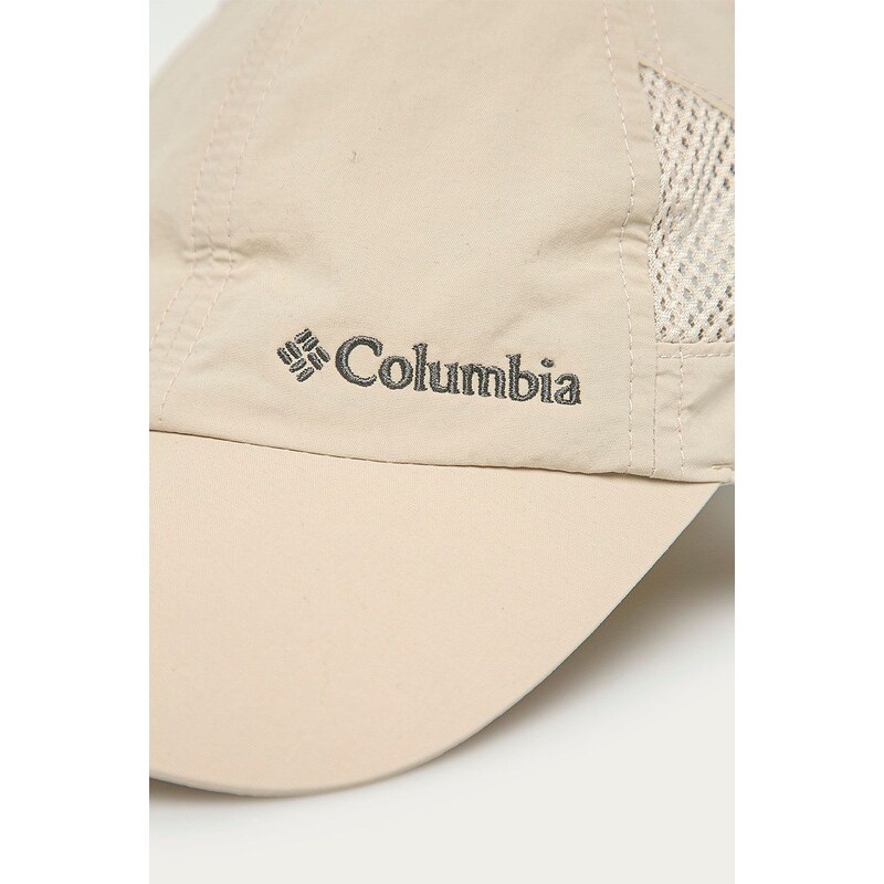 Columbia berretto da baseball Tech Shade colore beige con applicazione 1539331