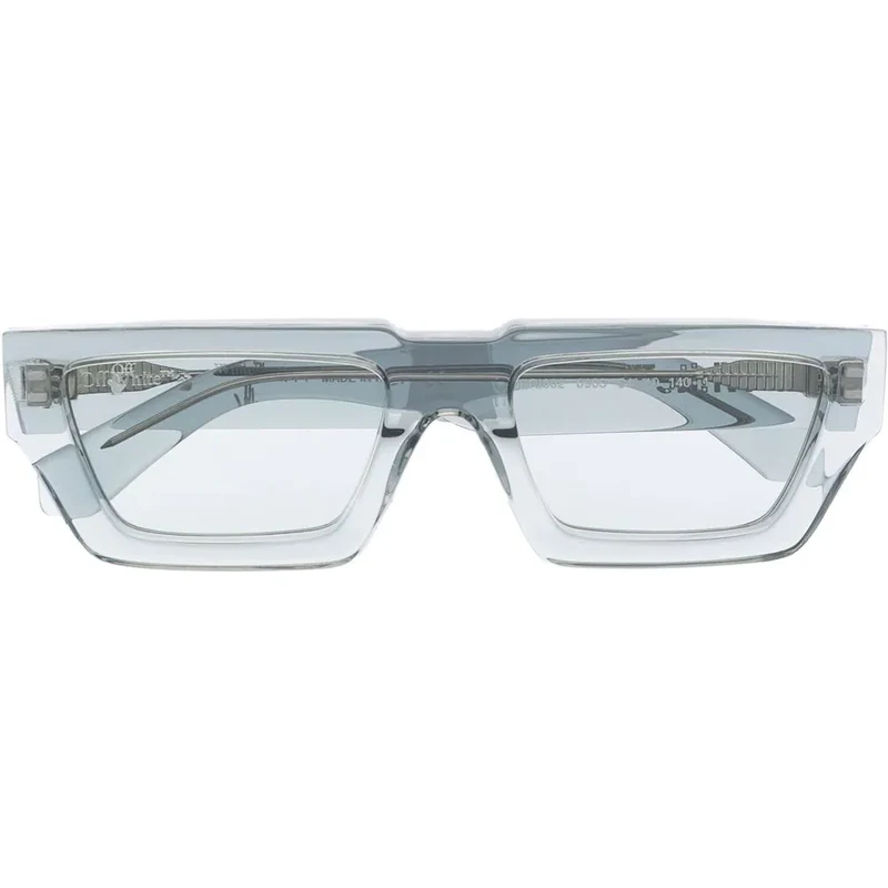 Off-White Occhiali da sole rettangolari Manchester Grigio