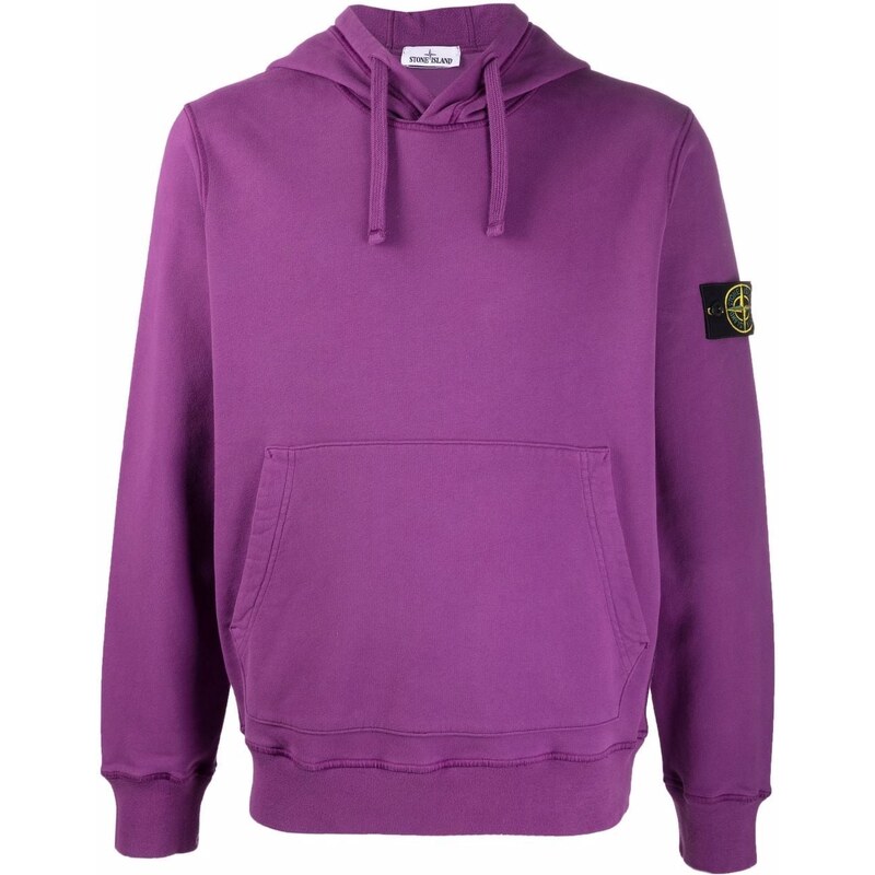 Stone island sale felpa viola