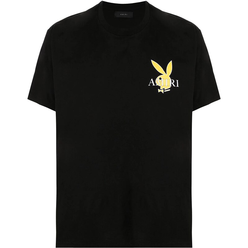 AMIRI T-shirt con stampa Playboy Bunny - Nero. Uomo