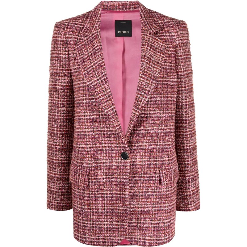 Daystar Cappotto Donna Con Bottoni Classico Rosa Taglia L 