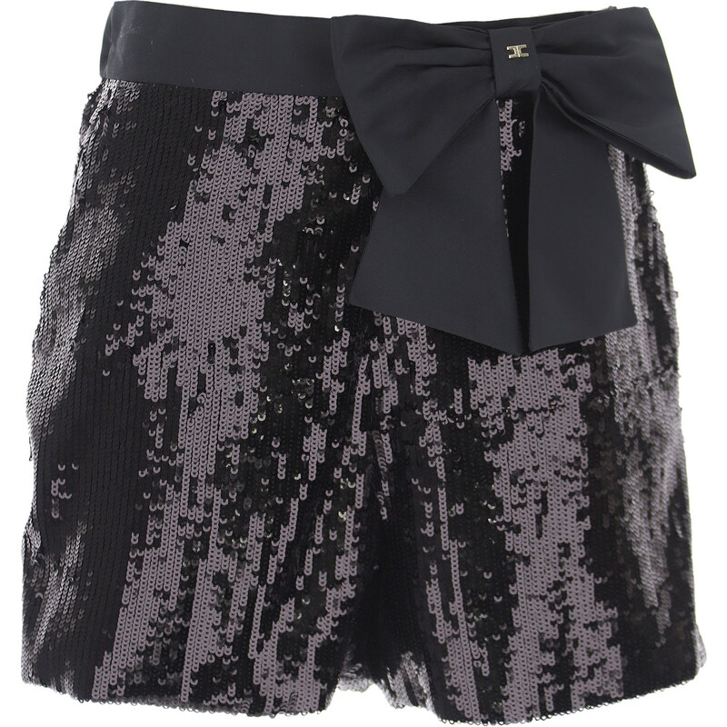 Elisabetta Franchi Pantaloncini Shorts Bambina Nero polyester 2021 L M Stileo