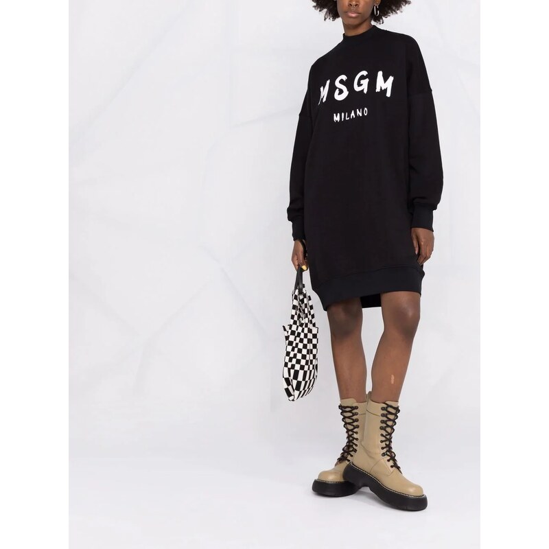 Msgm Felpa cropped con zip F4MSJGBO191