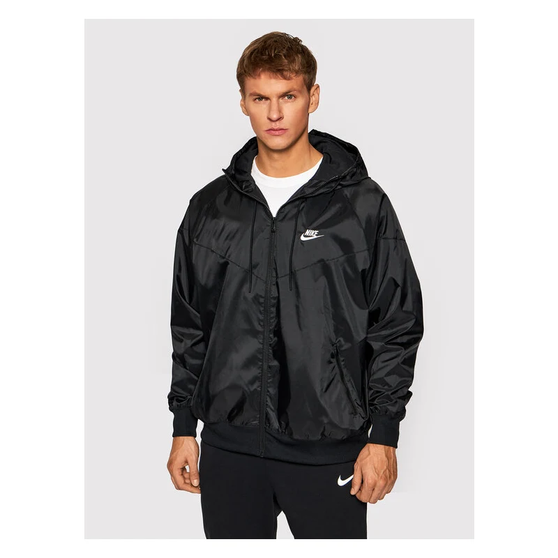 Nike Giacca a vento Sportswear Windrunner DA0001 Nero Regular Fit